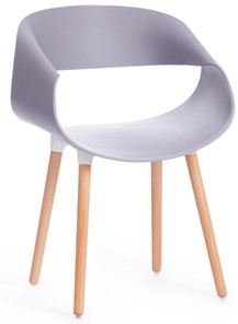 Обеденный стул QXX (mod. C1058) 54х56х78 серый 024 /натуральный арт.15194 в Химках