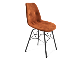 Обеденный стул SHT-ST29-C2 / SHT-S107 (песчаная буря/черный муар) в Москве
