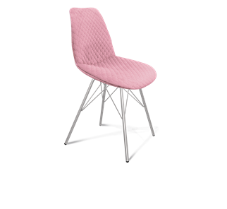 Обеденный стул SHT-ST29-С22 / SHT-S37 (розовый зефир/хром лак) в Москве
