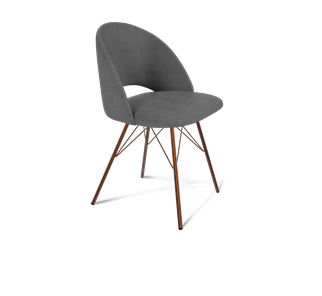 Обеденный стул SHT-ST34 / SHT-S37 (платиново-серый/медный металлик) в Химках