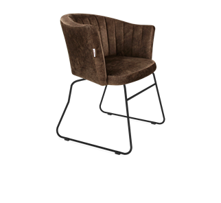 Обеденный стул SHT-ST42-1 / SHT-S167 (кофейный трюфель/черный муар) в Химках