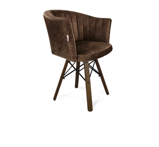 Обеденный стул SHT-ST42-1 / SHT-S70 (кофейный трюфель/темный орех/черный муар) в Химках