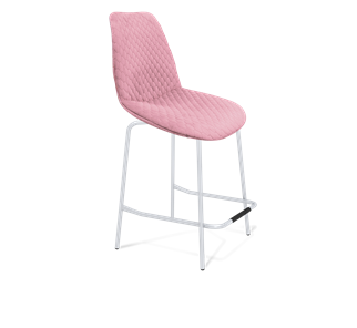 Полубарный стул SHT-ST29-С22 / SHT-S29P-1 (розовый зефир/хром лак) в Москве