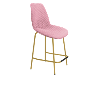 Полубарный стул SHT-ST29-С22 / SHT-S29P-1 (розовый зефир/золото) в Москве