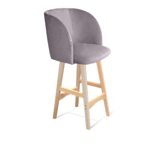 Полубарный стул SHT-ST33 / SHT-S65-1 (сиреневая орхидея/прозрачный лак) в Подольске