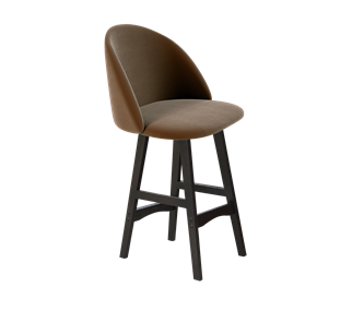 Полубарный стул SHT-ST35 / SHT-S65-1 (кофейный ликер/венге) в Серпухове