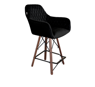 Полубарный стул SHT-ST38 / SHT-S80-1 (ночное затмение/темный орех/черный) в Подольске