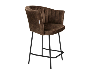 Полубарный стул SHT-ST42-1 / SHT-S29P-1 (кофейный трюфель/черный муар) в Химках