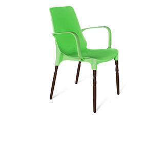 Обеденный стул SHT-ST76/S424-F (зеленый/коричневый муар) в Москве