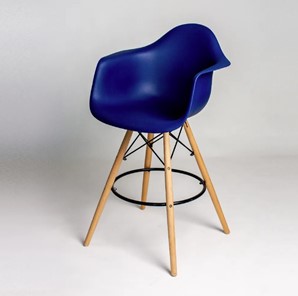 Барный стул DSL 330 Wood bar (темно-синий) в Подольске
