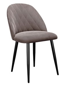 Обеденный стул 302, микровелюр B5 latte, ножки черные в Подольске