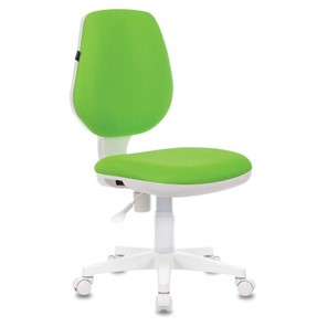 Офисное кресло Brabix Fancy MG-201W (без подлокотников, пластик белый, салатовое) 532414 в Подольске