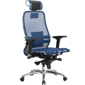 Офисное кресло Samurai S-3.04, синий в Химках