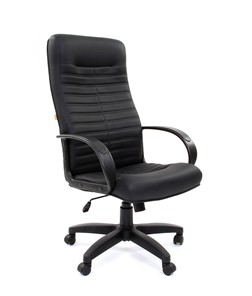 Кресло CHAIRMAN 480 LT, экокожа, цвет черный в Одинцово
