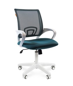 Кресло офисное CHAIRMAN 696 white, ткань, цвет зеленый в Химках