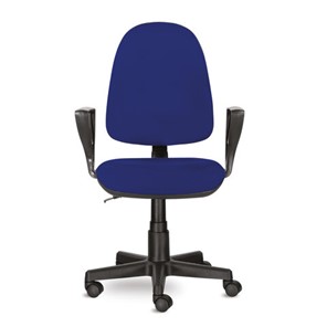 Офисное кресло Brabix Prestige Ergo MG-311 (регулируемая эргономичная спинка, ткань, синее) 532423 в Серпухове