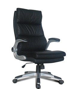 Кресло компьютерное BRABIX "Fregat EX-510", рециклированная кожа, черное, 530863 в Подольске