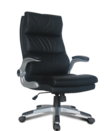 Кресло компьютерное BRABIX "Fregat EX-510", рециклированная кожа, черное, 530863 в Подольске - изображение