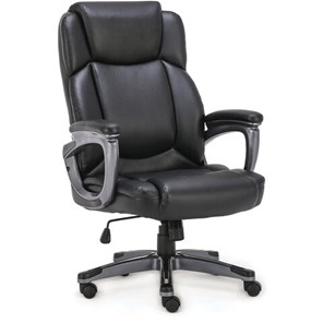 Кресло Brabix Premium Favorite EX-577 (пружинный блок, рециклированная кожа, черное) 531934 в Одинцово