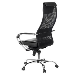 Кресло Brabix Premium Stalker EX-609 PRO (хром, мультиблок, ткань-сетка/экокожа, черное) 532416 в Одинцово - предосмотр 4