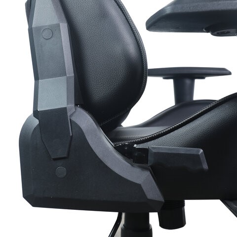 Офисное кресло Brabix GT Carbon GM-115 (две подушки, экокожа, черное) 531932 в Москве - изображение 11