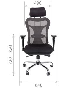 Компьютерное кресло CHAIRMAN 769, ткань TW 12, цвет черный в Москве - предосмотр 1