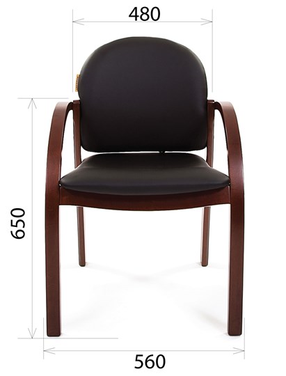 Кресло CHAIRMAN 659 Экокожа черная в Одинцово - изображение 1