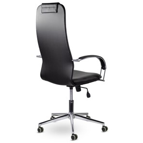 Кресло компьютерное Brabix Premium Pilot EX-610 CH (хром, кожзам, черное) 532418 в Москве - предосмотр 3