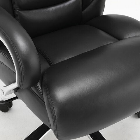 Кресло Brabix Premium Pride HD-100 (натуральная кожа, черное) 531940 в Москве - изображение 5