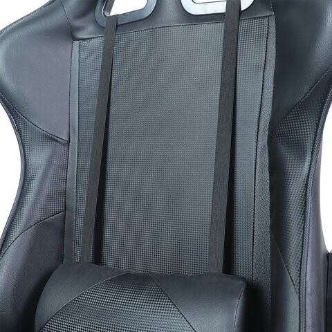 Офисное кресло Brabix GT Carbon GM-115 (две подушки, экокожа, черное) 531932 в Одинцово - изображение 6