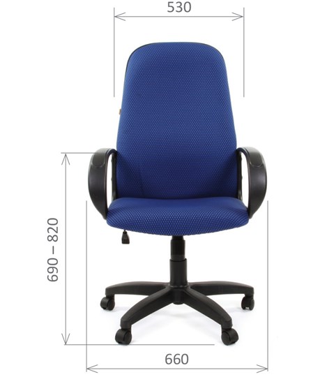 Офисное кресло CHAIRMAN 279 TW 10, цвет синий в Подольске - изображение 1