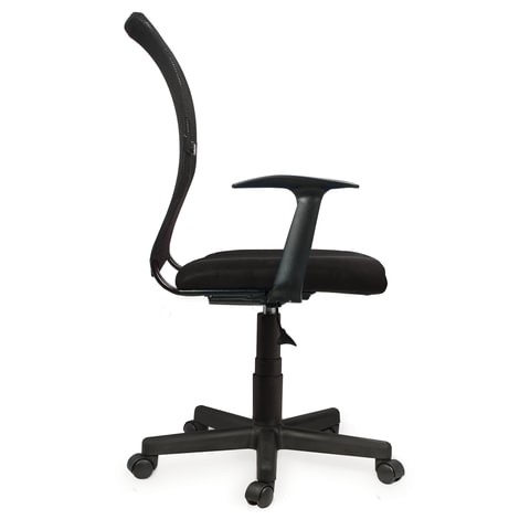 Офисное кресло Brabix Spring MG-307 (с подлокотниками, черное TW) в Химках - изображение 1
