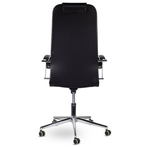 Кресло компьютерное Brabix Premium Pilot EX-610 CH (хром, кожзам, черное) 532418 в Москве - предосмотр 4