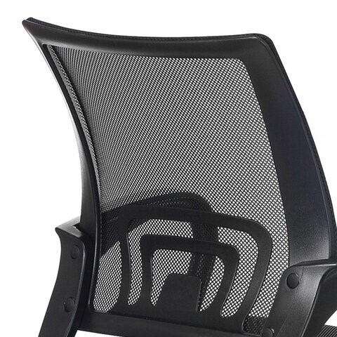 Кресло компьютерное Brabix Fly MG-396 (с подлокотниками, сетка, черное) 532083 в Серпухове - изображение 6
