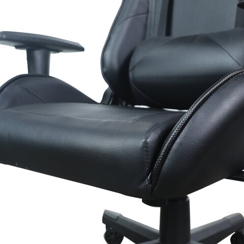 Офисное кресло Brabix GT Carbon GM-115 (две подушки, экокожа, черное) 531932 в Москве - изображение 8