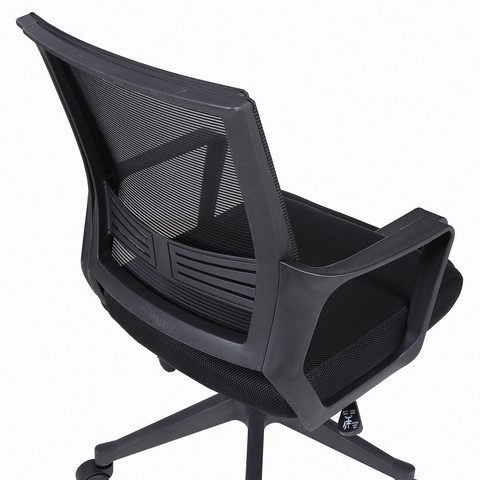 Кресло офисное Brabix Balance MG-320 (с подлокотниками, черное) 531831 в Москве - изображение 6