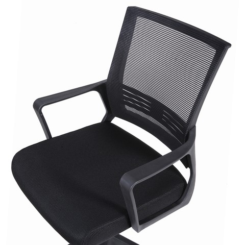 Кресло офисное Brabix Balance MG-320 (с подлокотниками, черное) 531831 в Москве - изображение 5