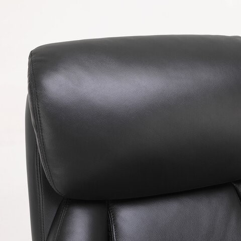Кресло Brabix Premium Pride HD-100 (натуральная кожа, черное) 531940 в Москве - изображение 4