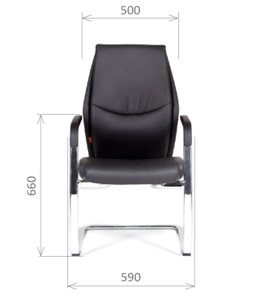 Офисное кресло CHAIRMAN Vista V Экокожа премиум черная в Подольске - предосмотр 1