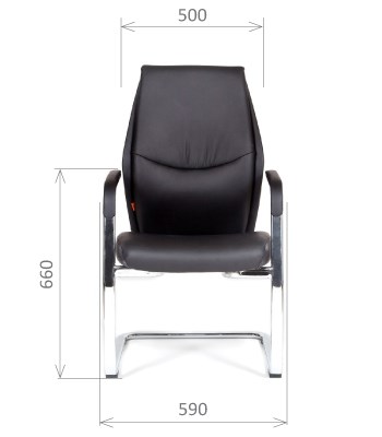 Офисное кресло CHAIRMAN Vista V Экокожа премиум черная в Химках - изображение 1