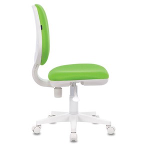 Офисное кресло Brabix Fancy MG-201W (без подлокотников, пластик белый, салатовое) 532414 в Подольске - предосмотр 2