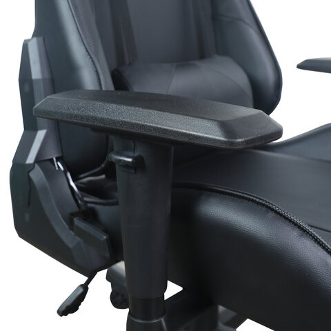 Офисное кресло Brabix GT Carbon GM-115 (две подушки, экокожа, черное) 531932 в Москве - изображение 9
