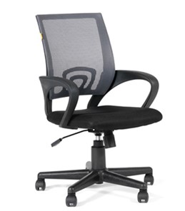 Кресло офисное CHAIRMAN 696 black Сетчатый акрил DW63 темно-серый в Серпухове - предосмотр
