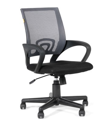 Кресло офисное CHAIRMAN 696 black Сетчатый акрил DW63 темно-серый в Одинцово - изображение