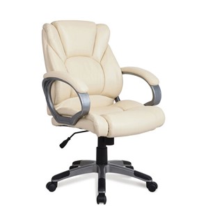 Офисное кресло BRABIX "Eldorado EX-504", экокожа, бежевое, 531167 в Одинцово - предосмотр