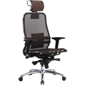 Офисное кресло Samurai S-3.04, темно-коричневый в Серпухове