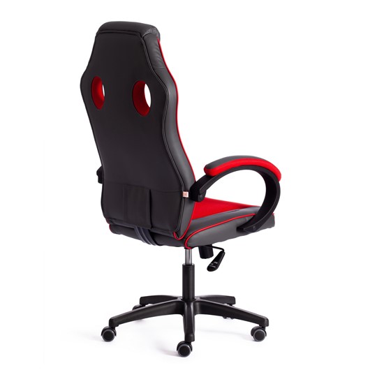 Компьютерное кресло RACER GT new кож/зам/ткань, металлик/красный, арт.13249 в Химках - изображение 2
