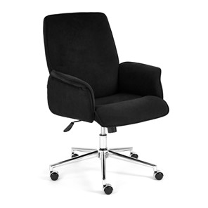Кресло компьютерное YORK флок, черный, арт.13559 в Одинцово