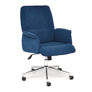 Кресло компьютерное YORK флок, синий, арт.13862 в Одинцово