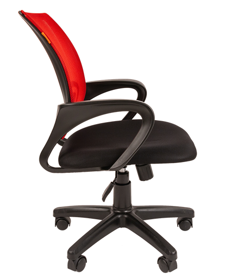Кресло CHAIRMAN 696 black Сетчатый акрил DW69 красный в Серпухове - изображение 1